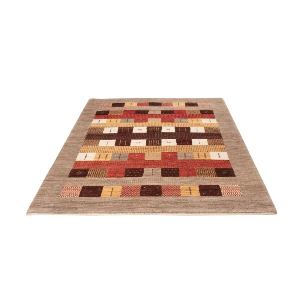 Dywan Gabbeh - Loribaft Indus - 216 x 147 cm - wielokolorowy