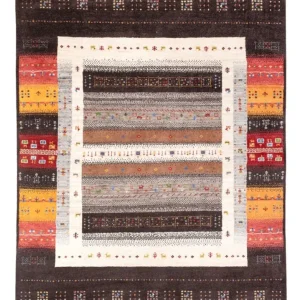 Dywan Gabbeh - Loribaft Indus - 240 x 169 cm - wielokolorowy