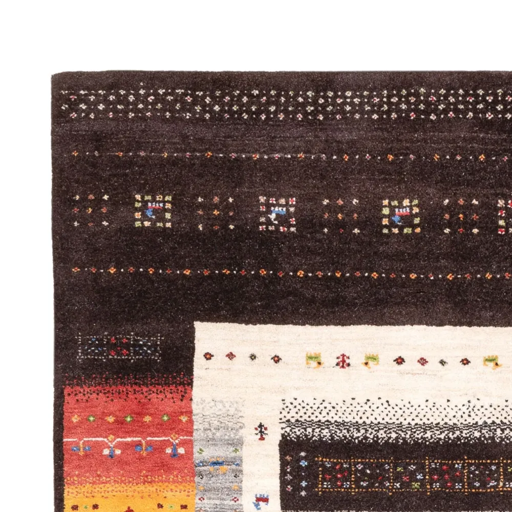 Dywan Gabbeh - Loribaft Indus - 240 x 169 cm - wielokolorowy