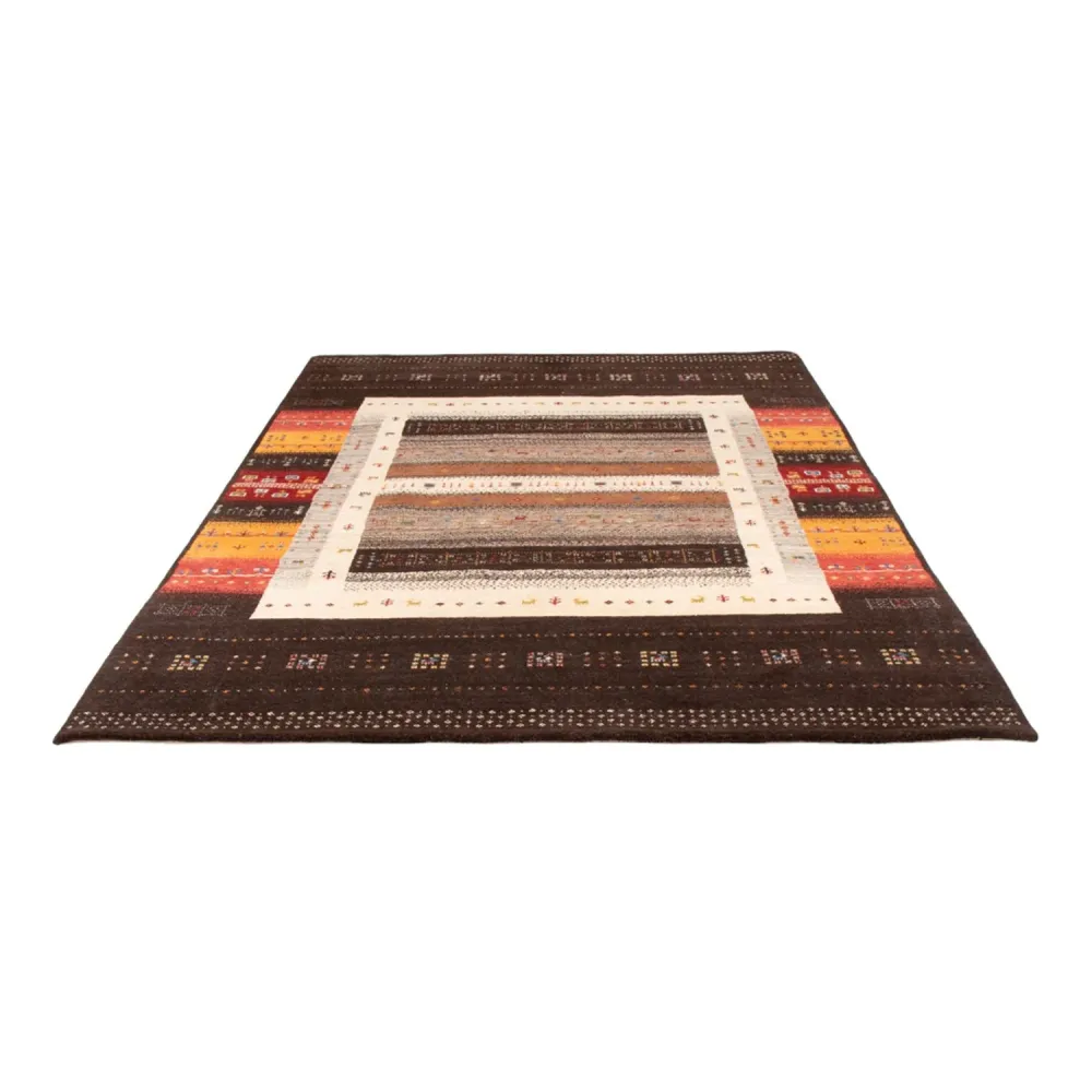 Dywan Gabbeh - Loribaft Indus - 240 x 169 cm - wielokolorowy