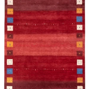 Dywan Gabbeh - Loribaft Indus - 245 x 170 cm - czerwony