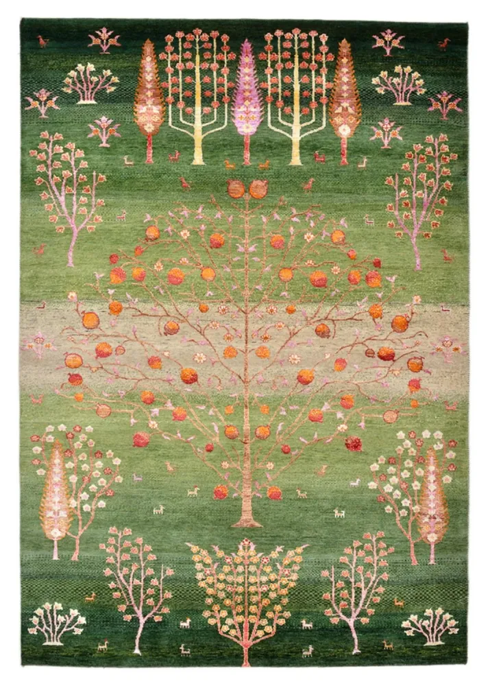 Dywan Gabbeh - Loribaft Indus - 246 x 171 cm - wielokolorowy
