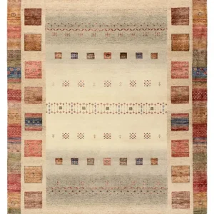 Dywan Gabbeh - Loribaft Indus - 302 x 206 cm - wielokolorowy