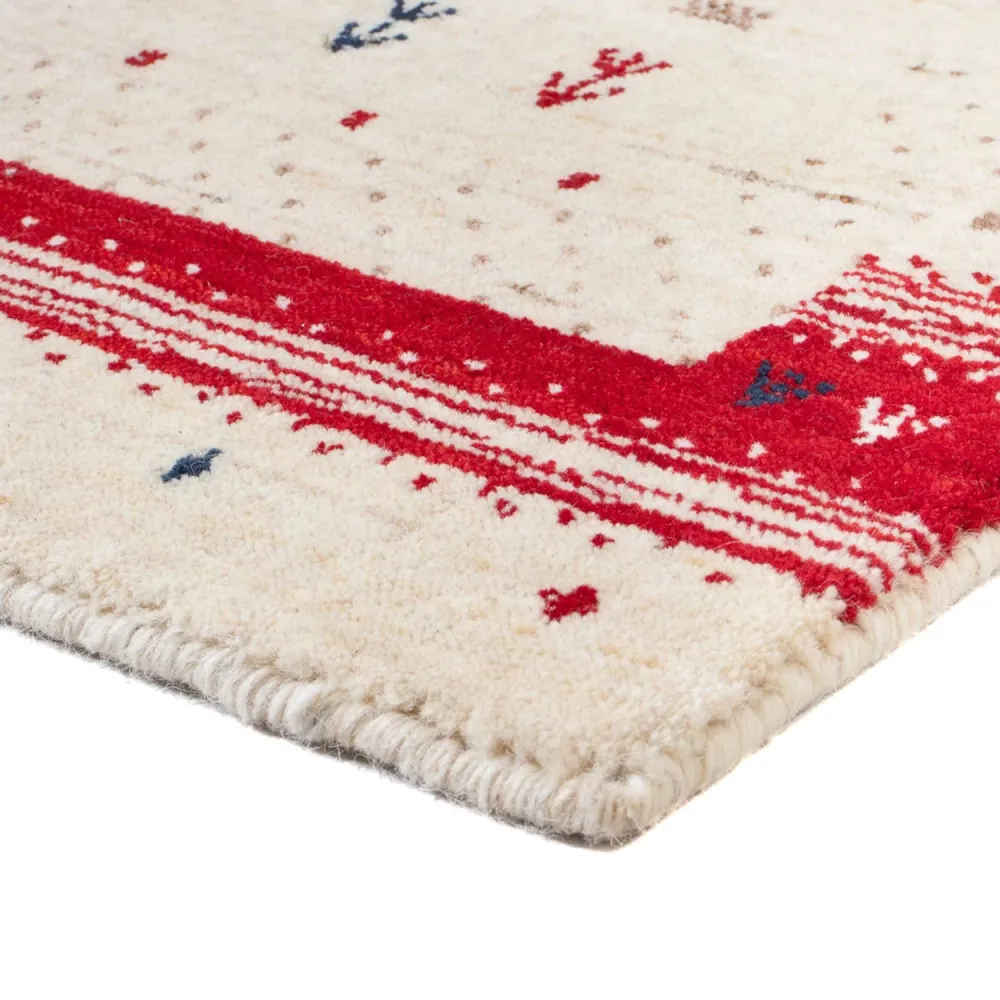 Dywan Gabbeh - Loribaft Indus - 90 x 60 cm - wielokolorowy