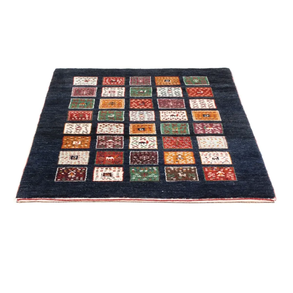 Dywan Gabbeh - Loribaft Perski - 120 x 87 cm - wielokolorowy