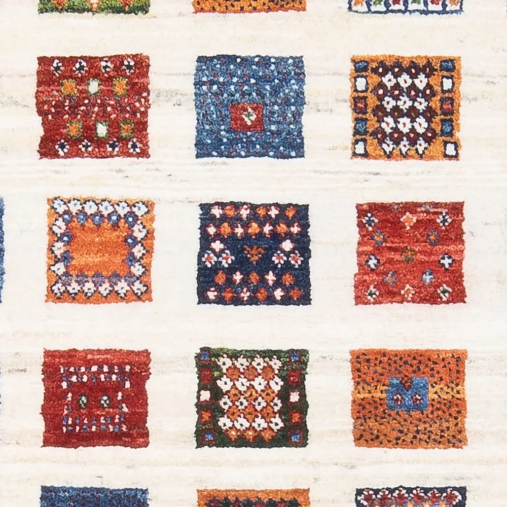 Dywan Gabbeh - Loribaft Perski - 130 x 84 cm - wielokolorowy