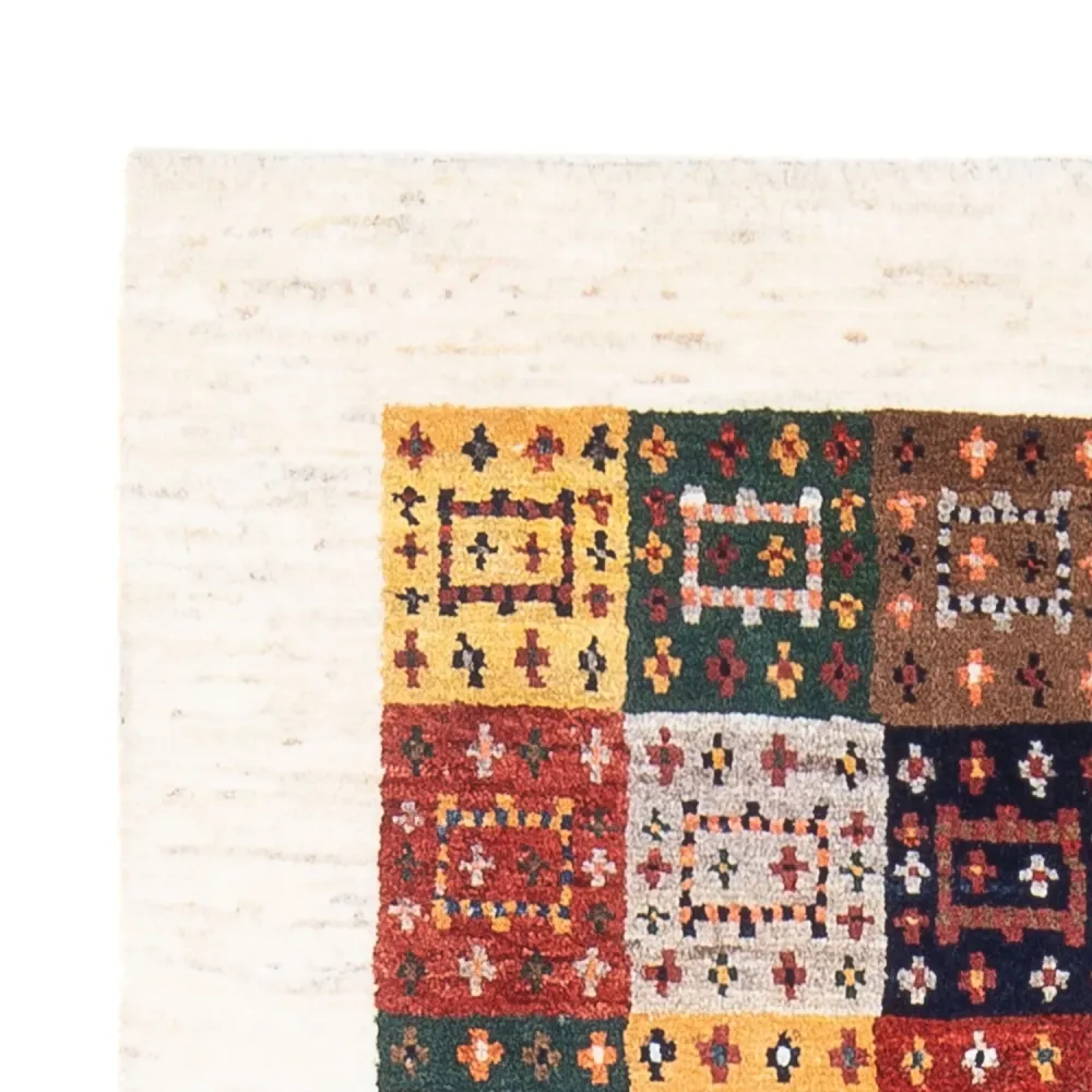 Dywan Gabbeh - Loribaft Perski - 136 x 85 cm - wielokolorowy