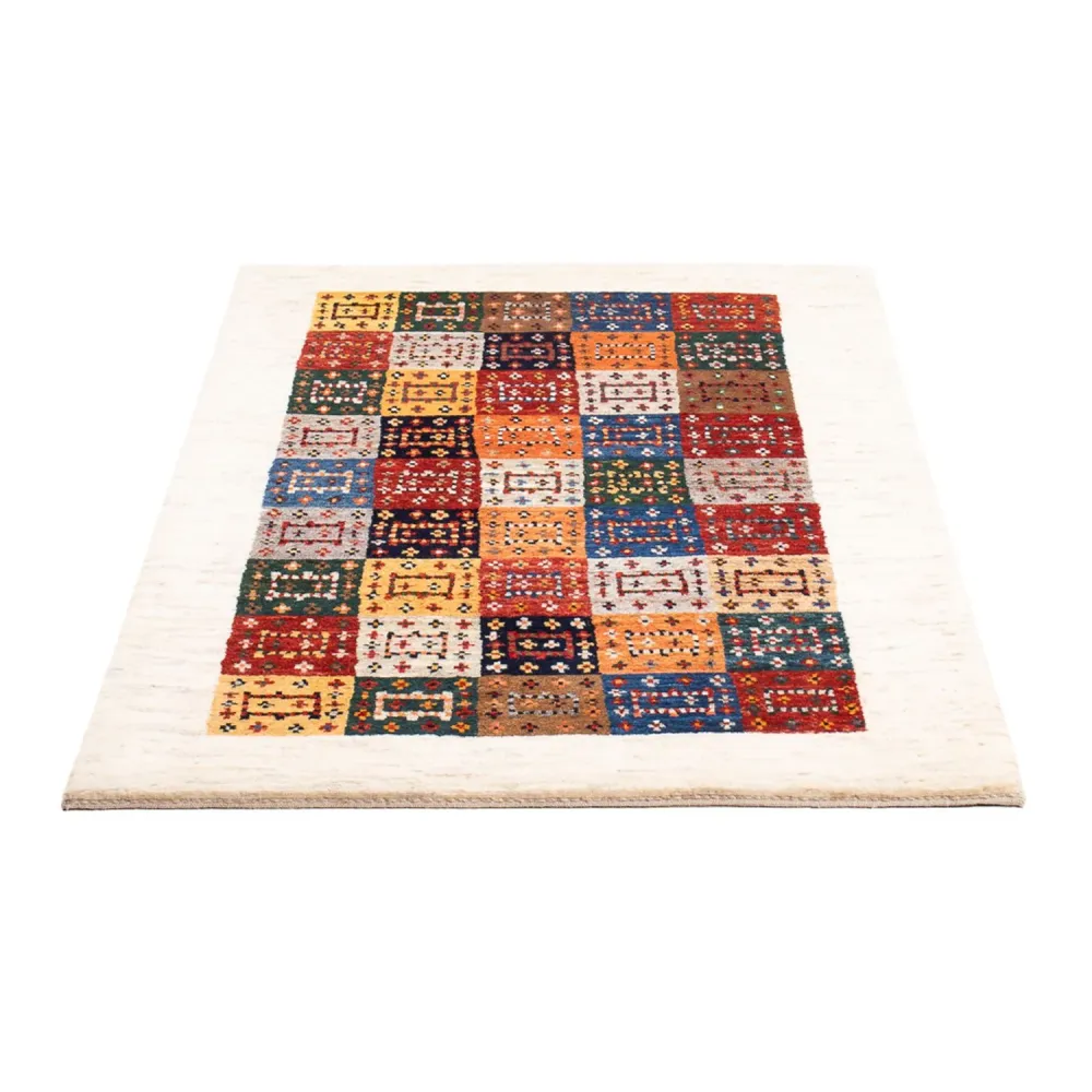 Dywan Gabbeh - Loribaft Perski - 136 x 85 cm - wielokolorowy