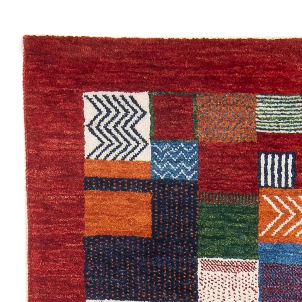 Dywan Gabbeh - Loribaft Perski - 138 x 83 cm - wielokolorowy