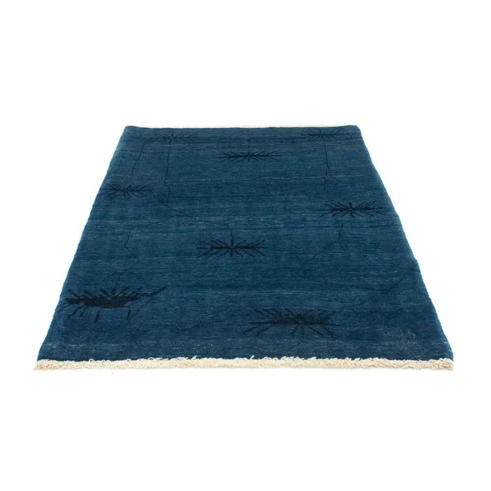 Dywan Gabbeh - Loribaft Perski - 150 x 102 cm - ciemnoniebieski