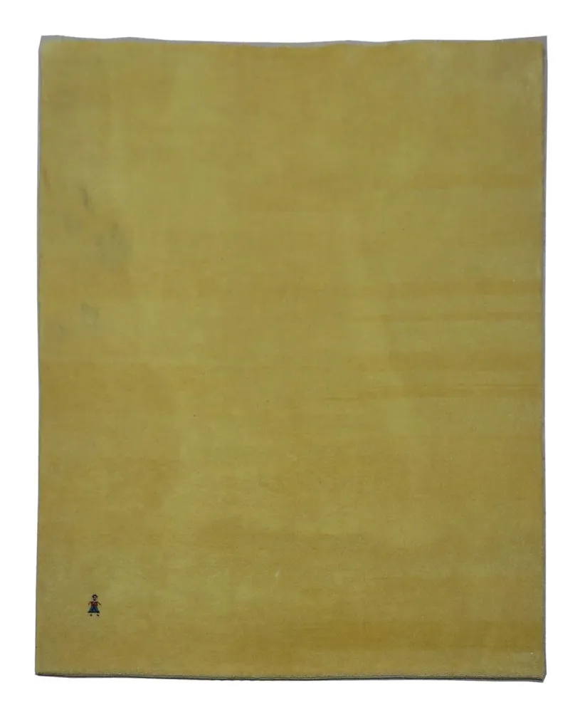 Dywan Gabbeh - Loribaft Perski - 155 x 128 cm - oliwkowa zieleń