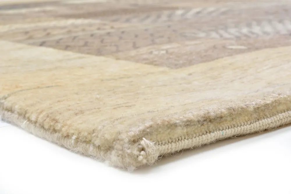 Dywan Gabbeh - Loribaft Perski - 156 x 110 cm - piaskowy