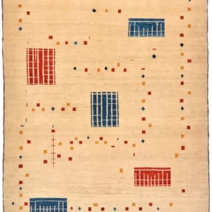 Dywan Gabbeh - Loribaft Perski - 157 x 111 cm - wielokolorowy