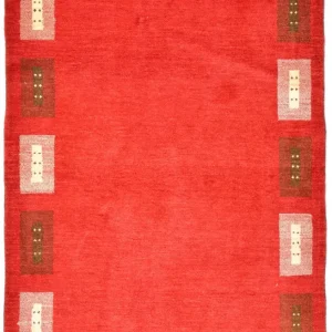 Dywan Gabbeh - Loribaft Perski - 166 x 104 cm - czerwony