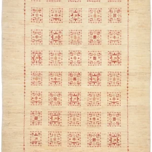 Dywan Gabbeh - Loribaft Perski - 174 x 106 cm - beżowy