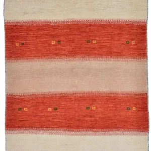 Dywan Gabbeh - Loribaft Perski - 198 x 101 cm - wielokolorowy