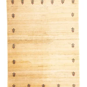 Dywan Gabbeh - Loribaft Perski - 199 x 141 cm - jasny beż
