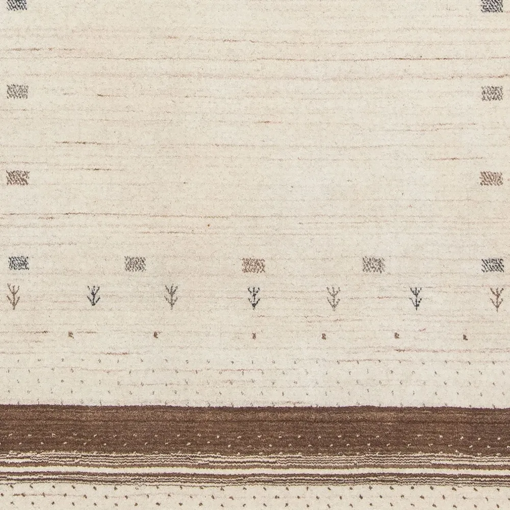 Dywan Gabbeh - Loribaft Perski - 200 x 143 cm - beżowy