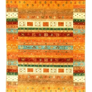 Dywan Gabbeh - Loribaft Perski - 200 x 150 cm - wielokolorowy