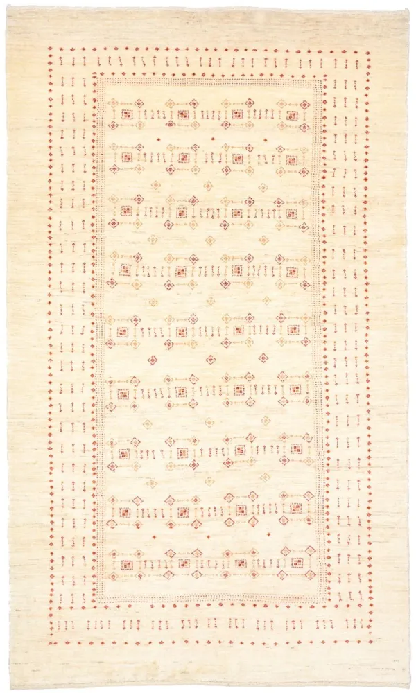 Dywan Gabbeh - Loribaft Perski - 201 x 119 cm - beżowy