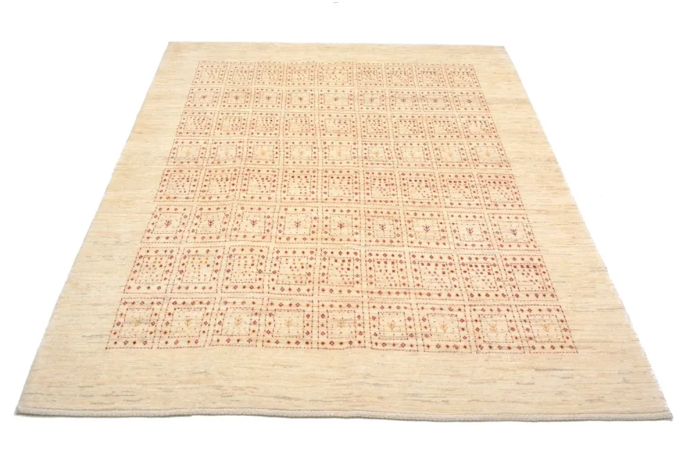 Dywan Gabbeh - Loribaft Perski - 202 x 157 cm - beżowy
