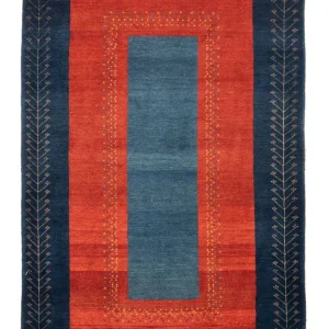 Dywan Gabbeh - Loribaft Perski - 205 x 128 cm - czerwony