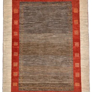 Dywan Gabbeh - Loribaft Perski - 205 x 150 cm - brązowy