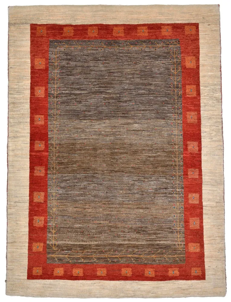 Dywan Gabbeh - Loribaft Perski - 205 x 150 cm - brązowy