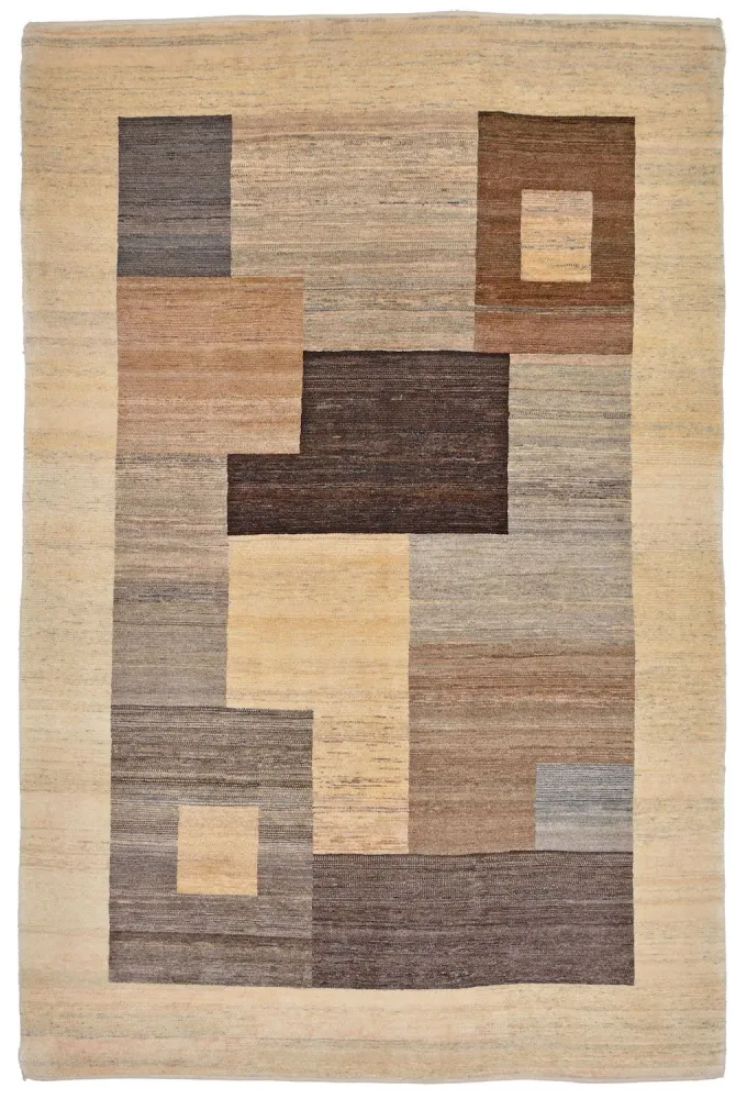 Dywan Gabbeh - Loribaft Perski - 233 x 152 cm - brązowy