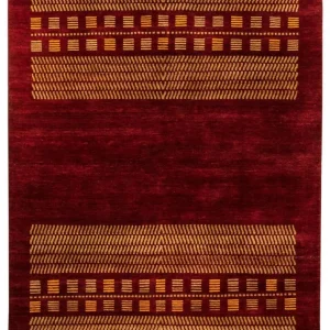 Dywan Gabbeh - Loribaft Perski - 240 x 175 cm - czerwony