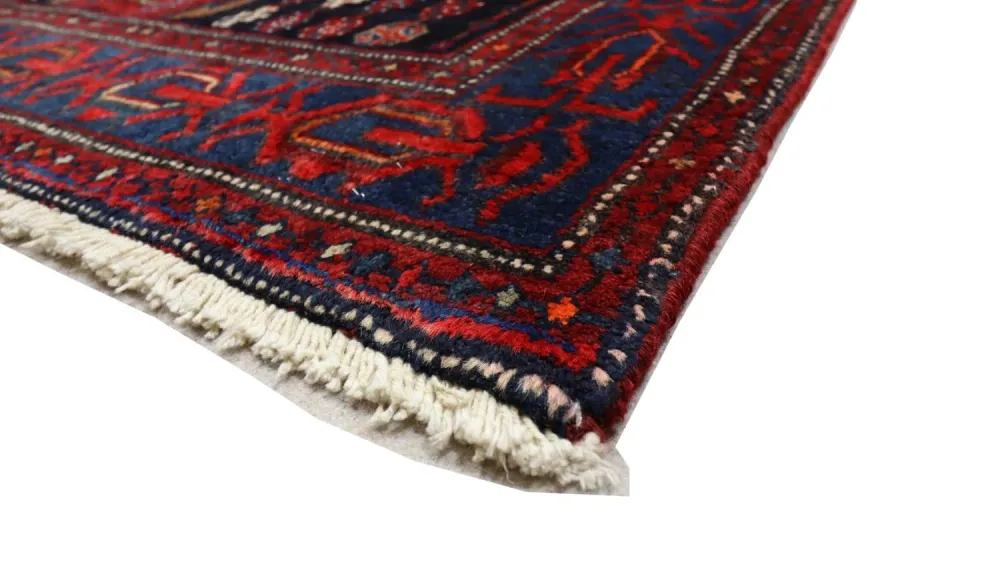 Dywan Gabbeh - Loribaft Perski - 243 x 133 cm - czerwony