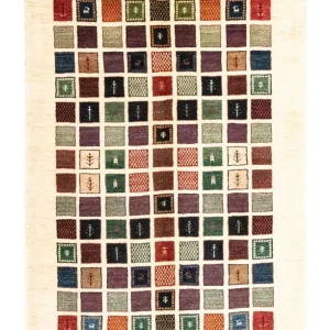 Dywan Gabbeh - Loribaft Perski - 247 x 152 cm - kolorowe