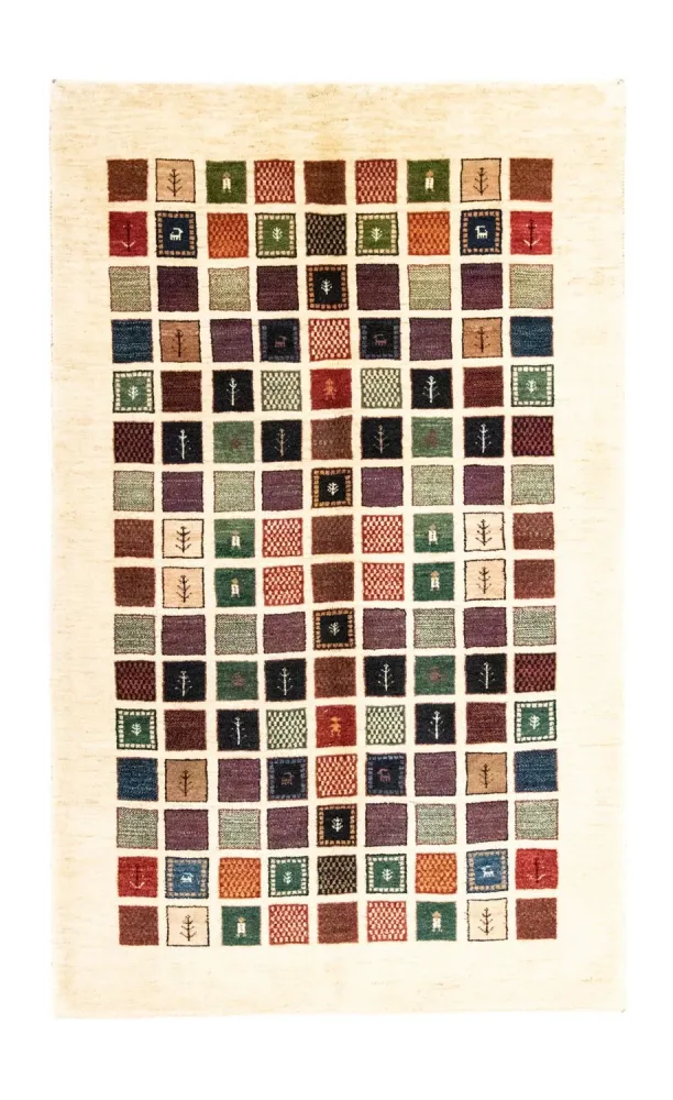 Dywan Gabbeh - Loribaft Perski - 247 x 152 cm - kolorowe