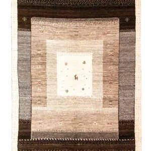Dywan Gabbeh - Loribaft Perski - 248 x 162 cm - wielokolorowy