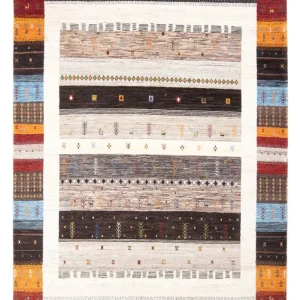 Dywan Gabbeh - Loribaft Perski - 248 x 175 cm - wielokolorowy