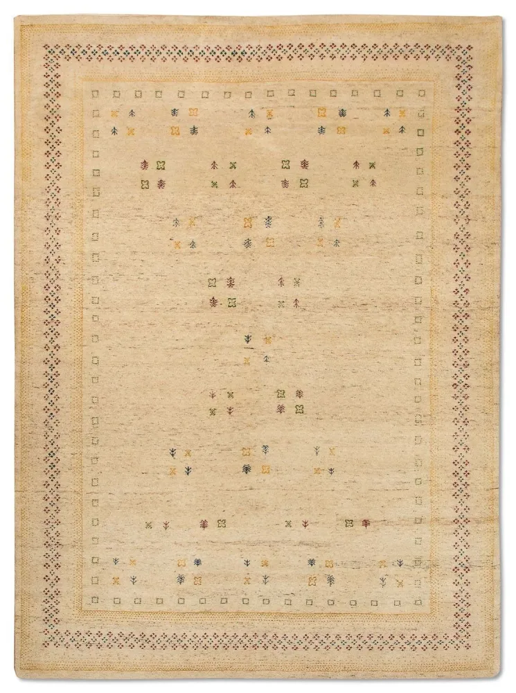 Dywan Gabbeh - Loribaft Perski - 250 x 200 cm - beżowy