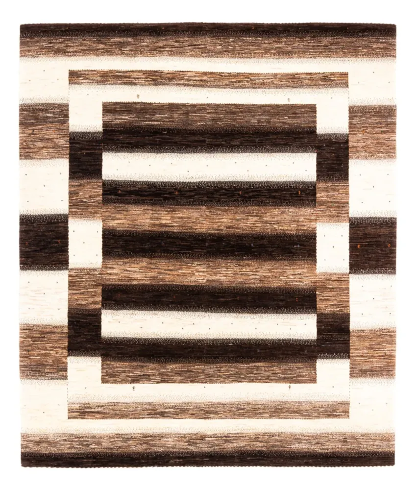 Dywan Gabbeh - Loribaft Perski - 257 x 221 cm - brązowy