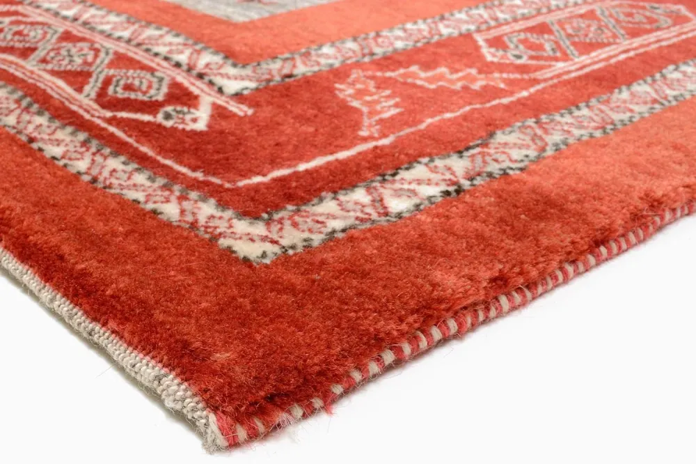 Dywan Gabbeh - Loribaft Perski - 258 x 173 cm - czerwony