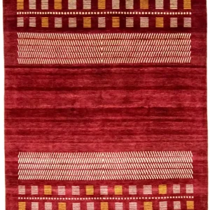 Dywan Gabbeh - Loribaft Perski - 300 x 198 cm - czerwony