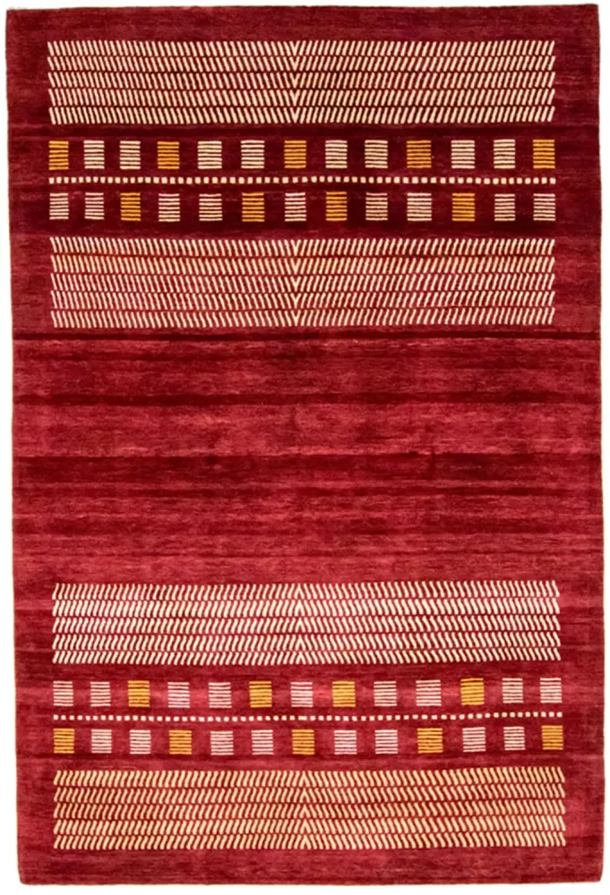 Dywan Gabbeh - Loribaft Perski - 300 x 198 cm - czerwony