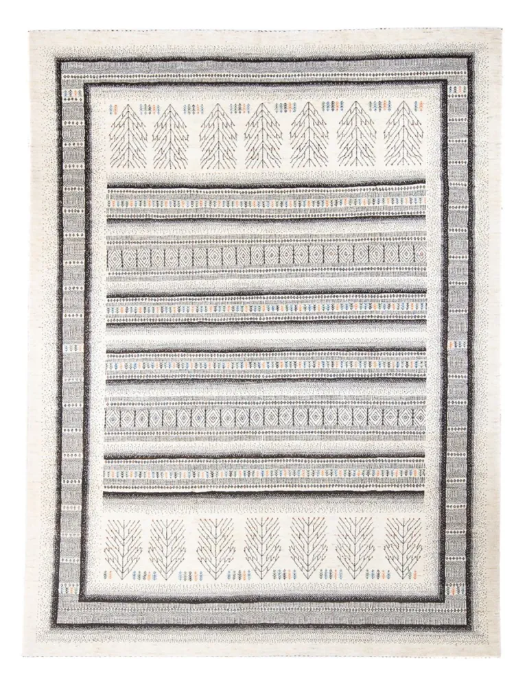 Dywan Gabbeh - Loribaft Perski - 302 x 230 cm - wielokolorowy