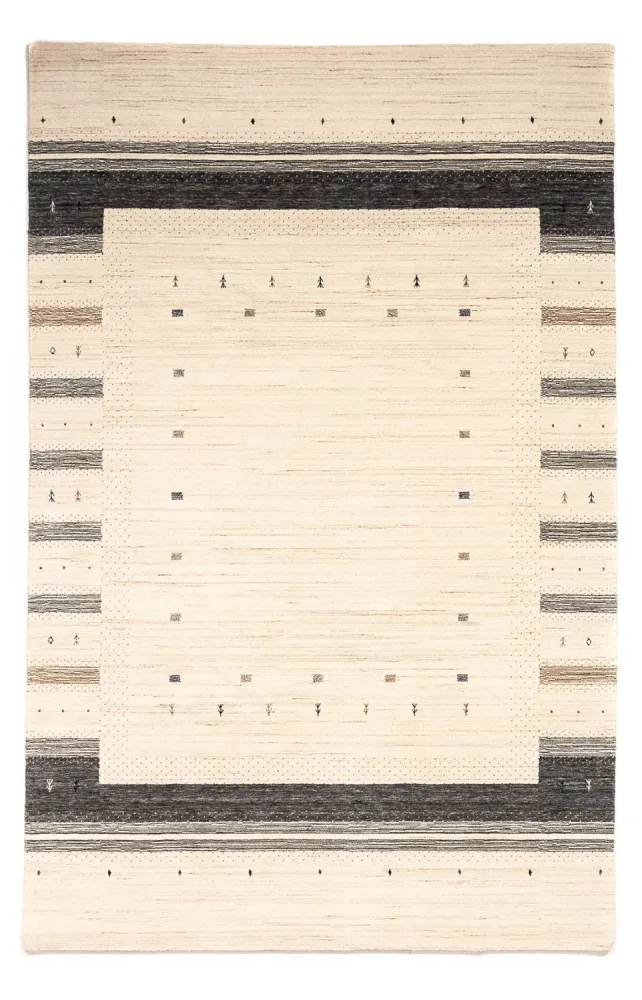 Dywan Gabbeh - Loribaft Perski - 304 x 200 cm - beżowy