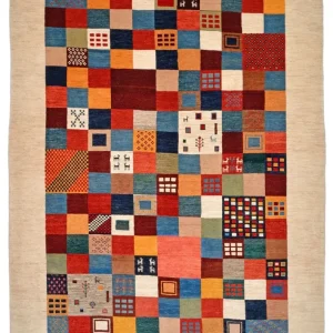 Dywan Gabbeh - Loribaft Perski - 327 x 224 cm - wielokolorowy