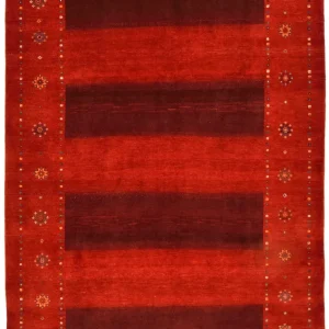 Dywan Gabbeh - Loribaft Perski - 332 x 230 cm - czerwony