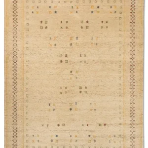 Dywan Gabbeh - Loribaft Perski - 400 x 300 cm - beżowy