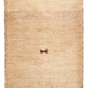 Dywan Gabbeh - Loribaft Perski - 60 x 40 cm - beżowy