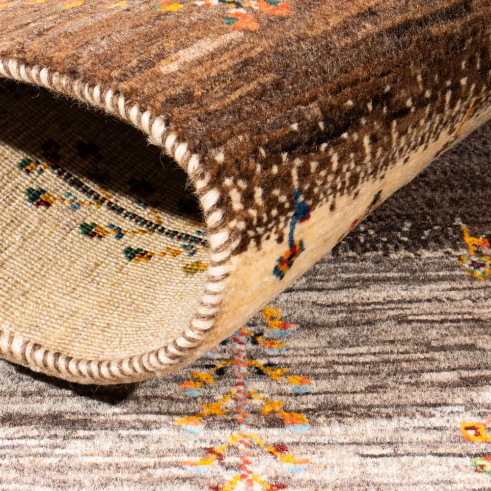Dywan Gabbeh - Loribaft Perski - Royal - 122 x 84 cm - wielokolorowy