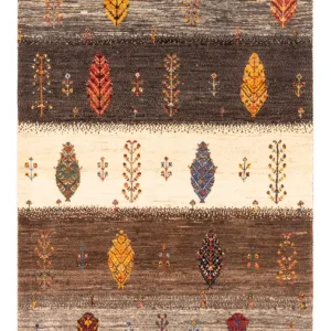 Dywan Gabbeh - Loribaft Perski - Royal - 122 x 84 cm - wielokolorowy