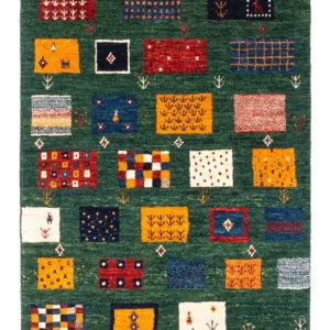Dywan Gabbeh - Loribaft Perski - Royal - 125 x 80 cm - wielokolorowy