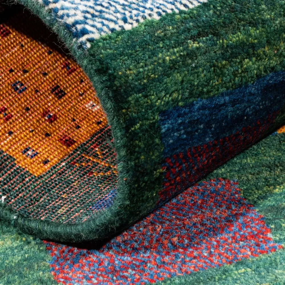 Dywan Gabbeh - Loribaft Perski - Royal - 125 x 80 cm - wielokolorowy